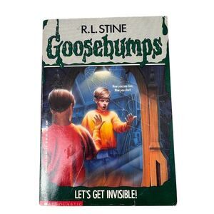 Goosebumps #6 Let's Get Invisible! by R.L. Stine 1st Edition 1993 Vintage